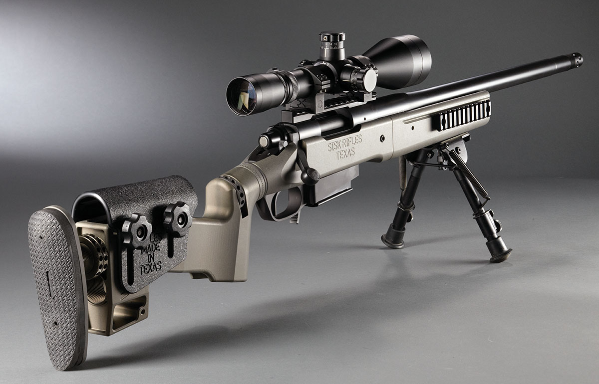 The Sisk STAR rifle features a stock that adjusts every which way to fit individual shooters.